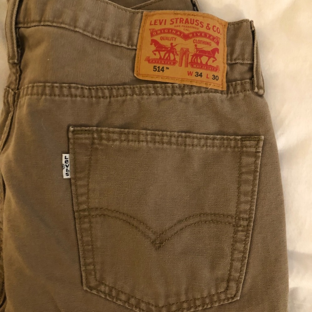Levi Strauss & co tan jeans